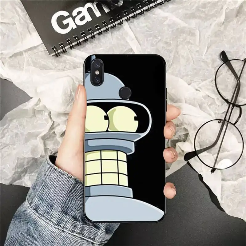 

YNDFCNB Bender Bending Rodriguez Unique Phone Cover for Xiaomi Redmi 5 5Plus 6 6A 4X 7 7A 8 8A 9 Note 5 5A 6 7 8 8Pro 8T 9
