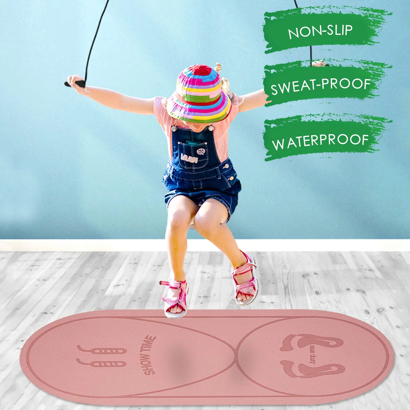

Yoga Mat Waterproof Soundproof Fitness Pad Cushion Non-slip Pillow Mat Waterproof Fitness Tasteless Gym Exercise Pads for Home