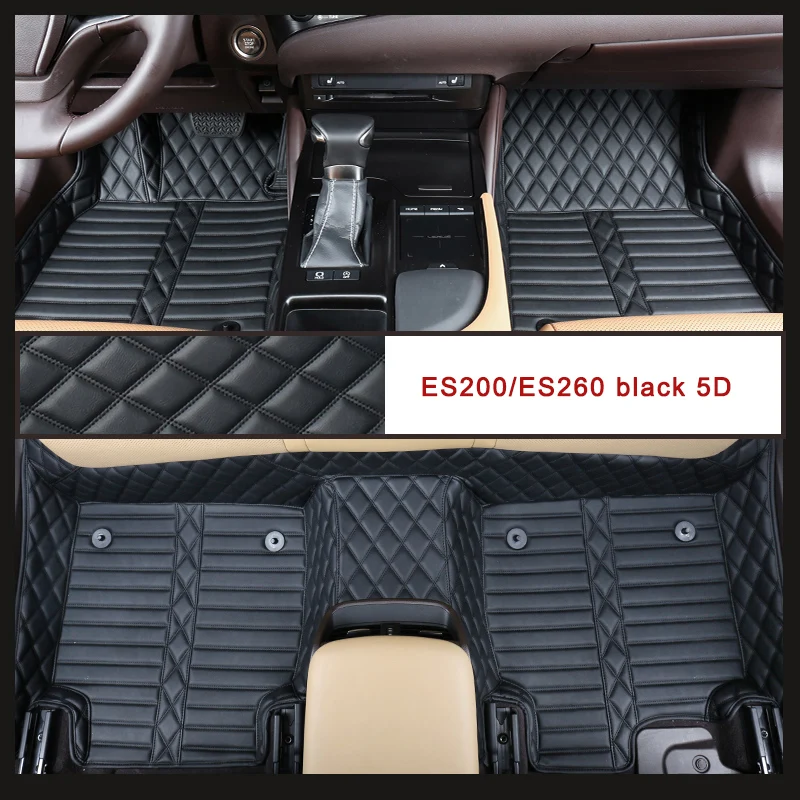 Lsrtw2017 для Lexus Es ES200 ES260 ES300h автомобильный напольный коврик, коврик для ног, водонепроницаемые накладки для интерьера, аксессуары - Название цвета: product picture 5