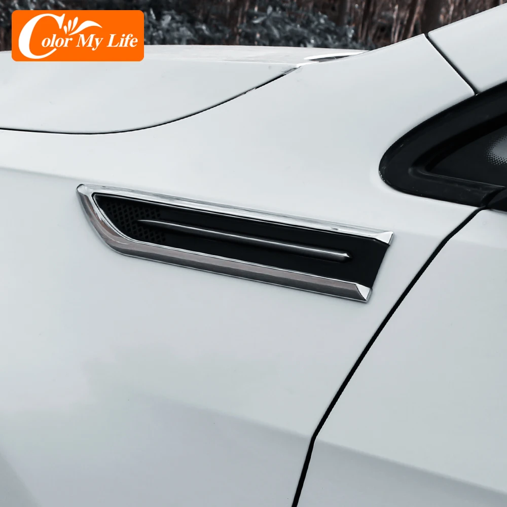 Боковая Модифицированная наклейка из АБС-пластика для автомобилей Fiat 500 Punto C4 Renault