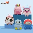 рюкзак детский NOHOO рюкзак для девочек  рюкзак с единорогом, рюкзак для мальчика водонепроницаемый рюкзак для детского сада, портфель школьный милая мультяшная сумка сумка детская ортопедический рюкзак
