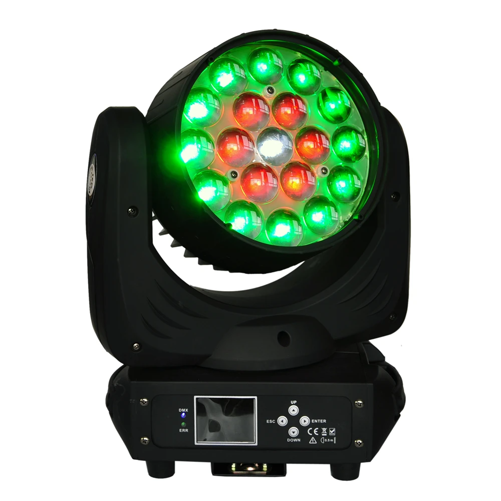 Фото Gigertop 2xlot 19x15w RGBW 4in1 Мини светодиодный сценический светильник с движущейся Gigertop 2xlot 19x15w RGBW 4in1 Мини светодиодный сценический светильник с движущейся