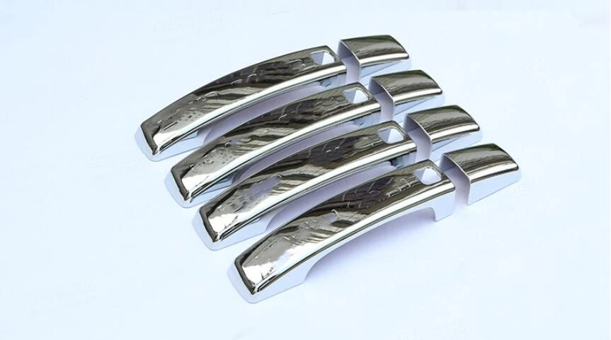 Накладки на дверные ручки для Land Rover Discovery 4 2009 15 хромированные накладки из АБС