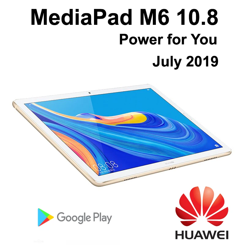 Планшетный ПК HUAWEI MediaPad M6, 4G LTE, 10,8 дюймов, 2 K, Восьмиядерный дисплей, камера 13 МП, Harman Kardon с клавиатурой, аккумулятор 7500 мАч