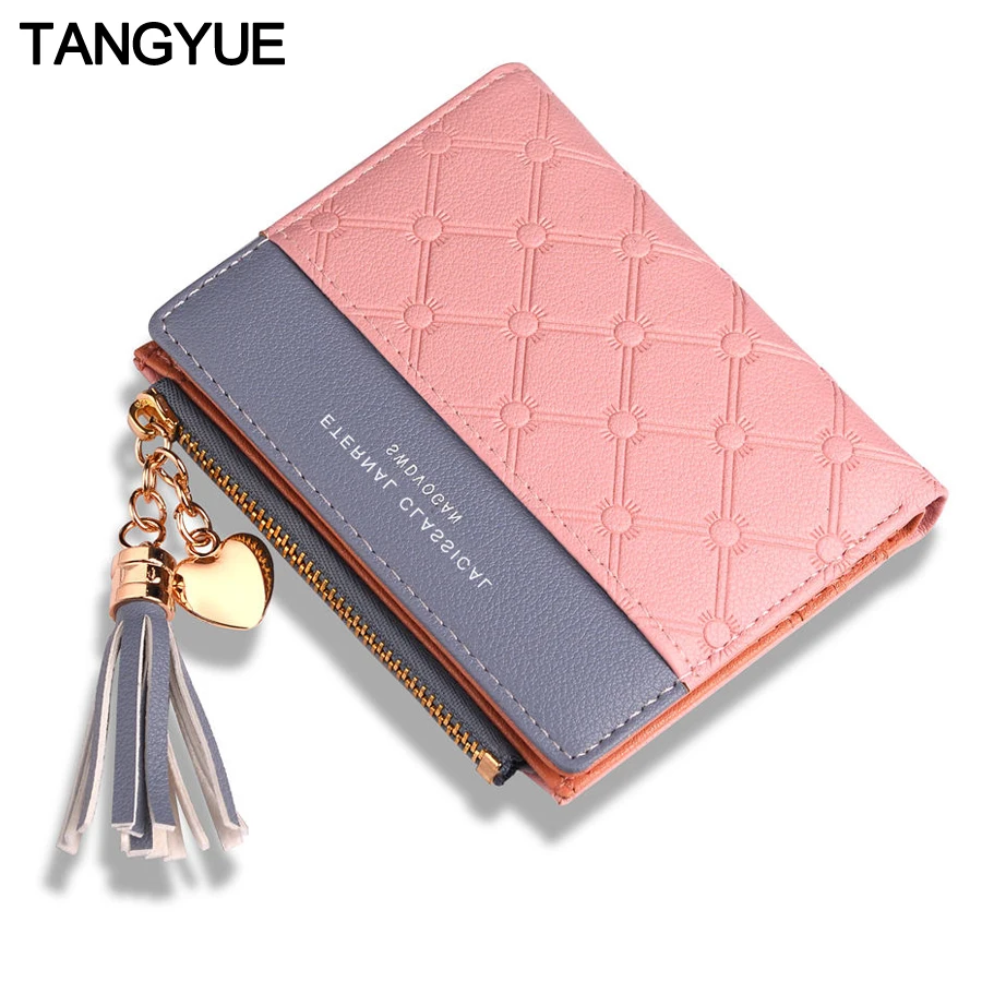 Тонкий роскошный кожаный мини-кошелек для женщин маленький мягкий милый кошелек