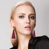 new fashion charm bohemian long geometric tassel pendant womens girls party retro ethnic multicolor earrings jewelry