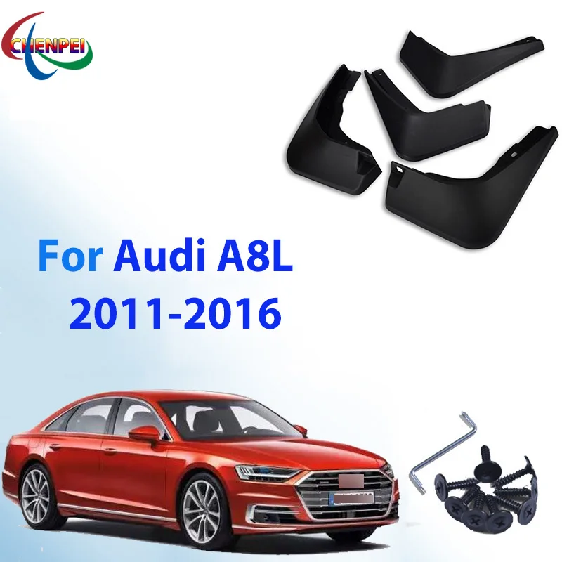 

For Audi A8L 2011-2016 Car Fender Front Rear Mud Flaps Guard Splash Car Car Exterior Decoration Accessories