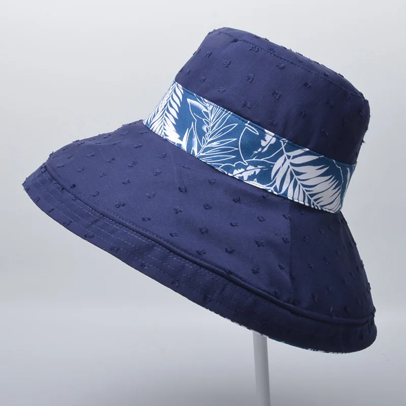Casual Womens Summer Caps Ponytail Wide Brim Hat  Sun Hats for Women Visors Hat Fishing Beach Hat UV Protection Cap
