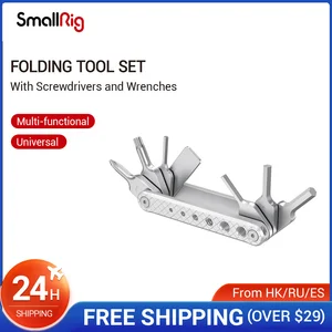 Набор складных инструментов SmallRig с отвертками, торцевые ключи, шлицевая отвертка и звездообразный ключ T25, инструменты-2213