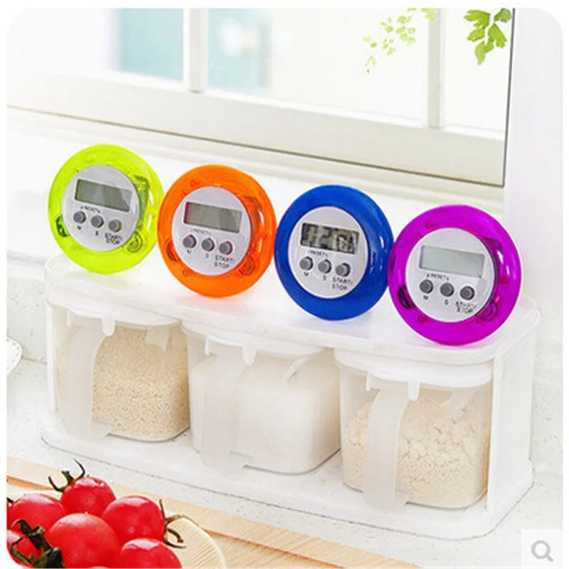 1 шт. цифровой кухонный таймер обратный отсчет магнитный Таймер ЖК дисплей для
