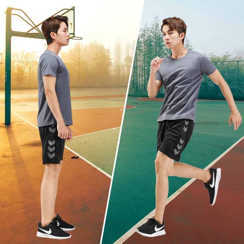 Vilson Летняя мужская Спортивная рубашка с коротким рукавом быстросохнущая