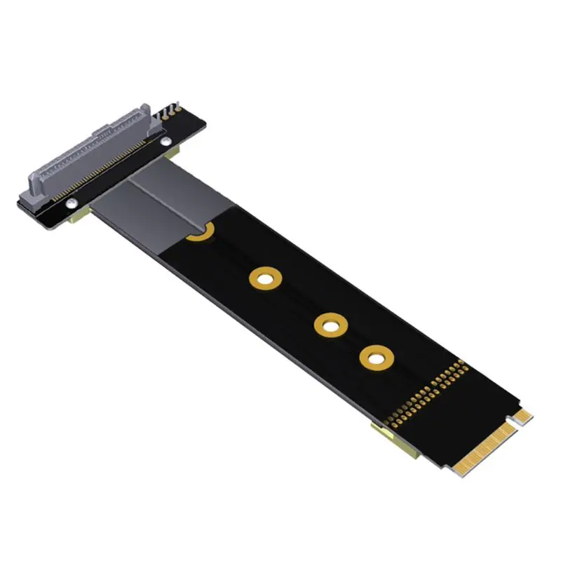 

Интерфейс SFF-8639 (U.2) M.2 NVMe ключ M ключ-М M2 адаптер Райзер ленточного Удлинительный кабель для U.2 NVME SSD P82A