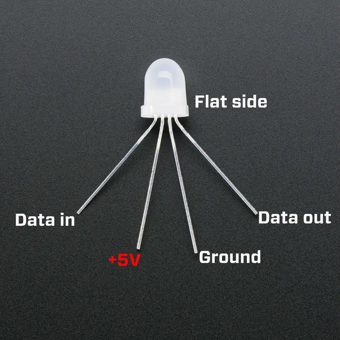 Рисунок 2 - шт. DC5V WS2812D F5 5 мм F8 8 мм