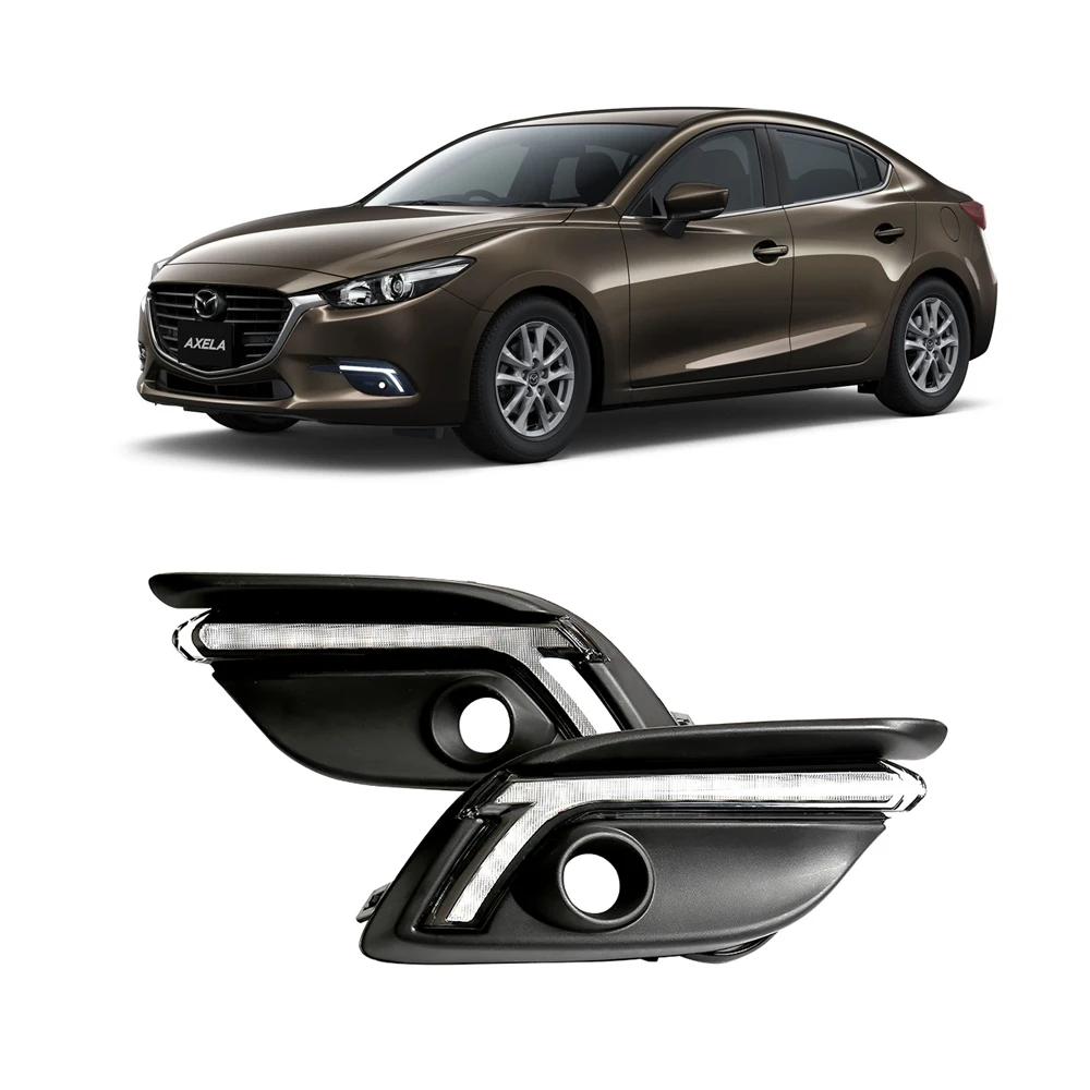 Автомобисветодиодный светодиодные фары M & C для Mazda 3 Axela 2017 2 шт. 12 В дневные