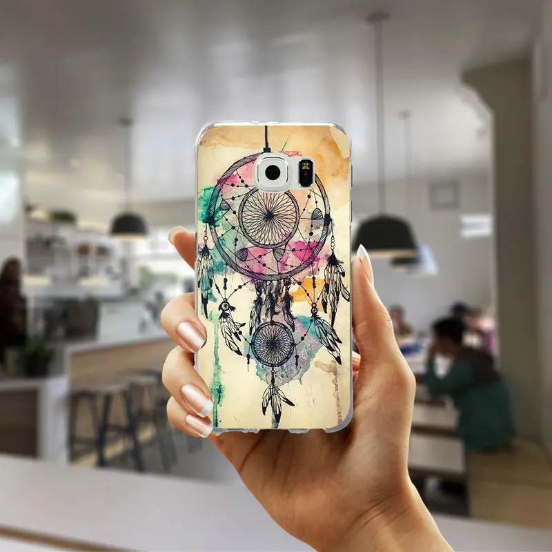 Мягкий тонкий чехол для телефона samsung Galaxy S3 S4 S5 Mini S6 S7 Edge S8 S9 S10 Plus Lite Note 4 5 8 9 Dream Catcher милые совы