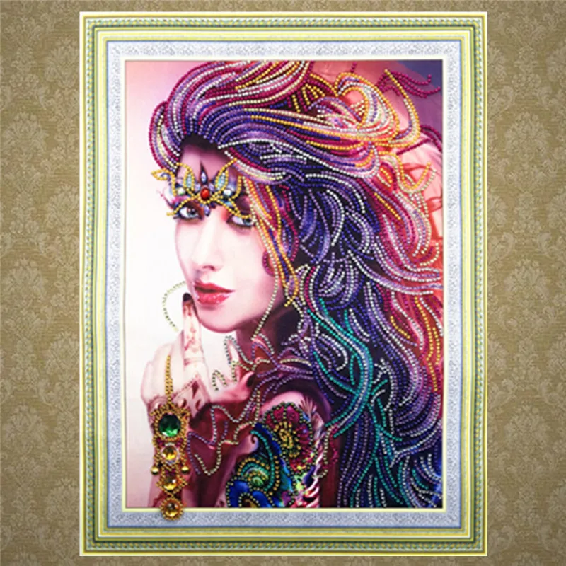 5D DIY Алмазная картина персонаж мультфильма животный узор специальная форма алмазная вышивка крестиком Хрустальная круглая Алмазная мозаика Home De