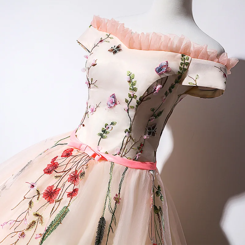 Платье с открытыми плечами для вечеринки вечернего бала | Свадьбы и торжества