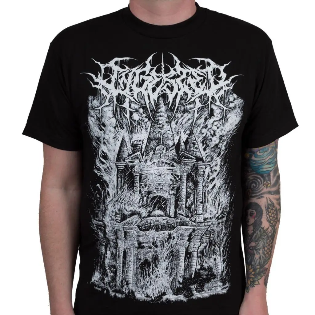 Подлинная INGESTED Band Slam Metal Ist Krieg Deathcore футболка S-3XL новые модные футболки унисекс |