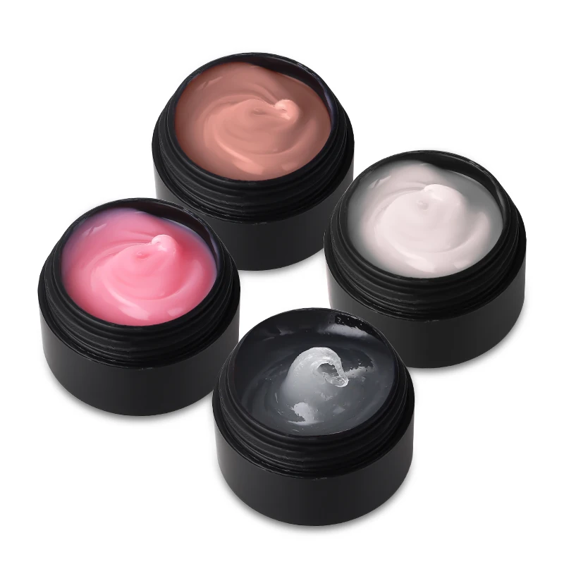 MSHARE черный поли жесткий гель акрил 1 кг ногти толстый камуфляж УФ-гель для ногтей |