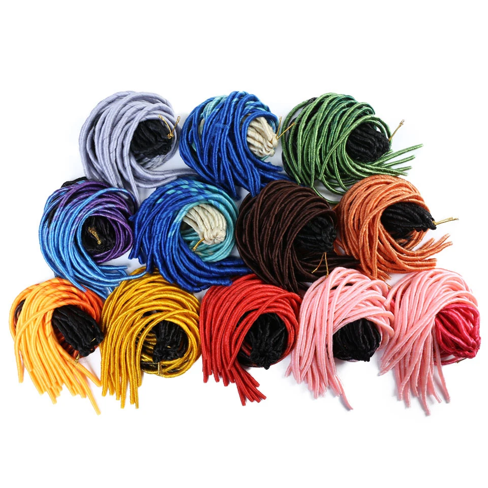 MUMUPI наращивание синтетических волос термостойкие волокна прямые дреды из