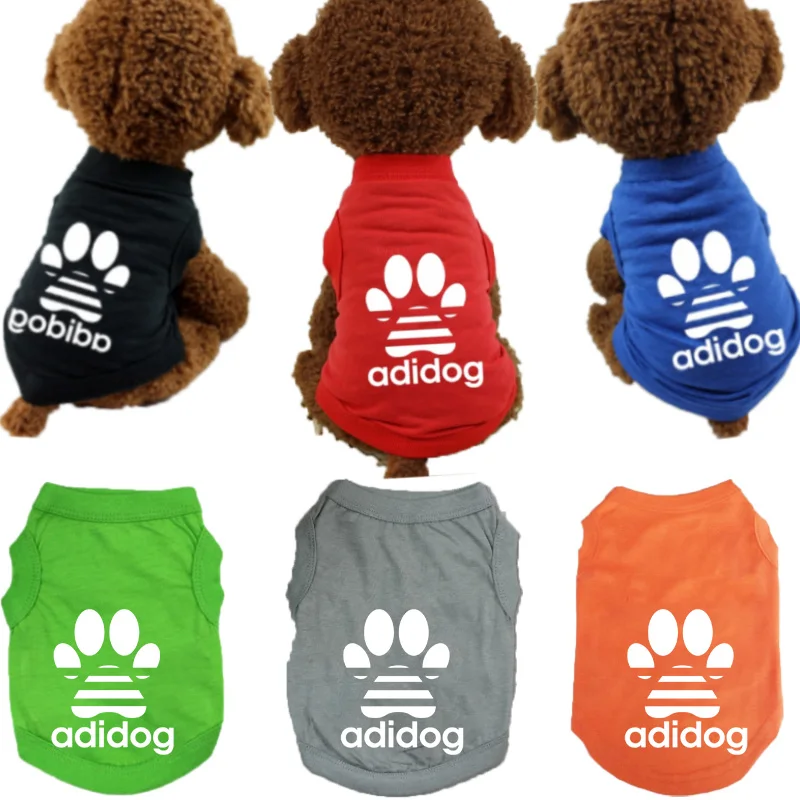 

Dog clothes summer thin dog shirt dog T-shirt dog vest breathable and comfortable Teddy Corgi General XS-3XL small dog clothes