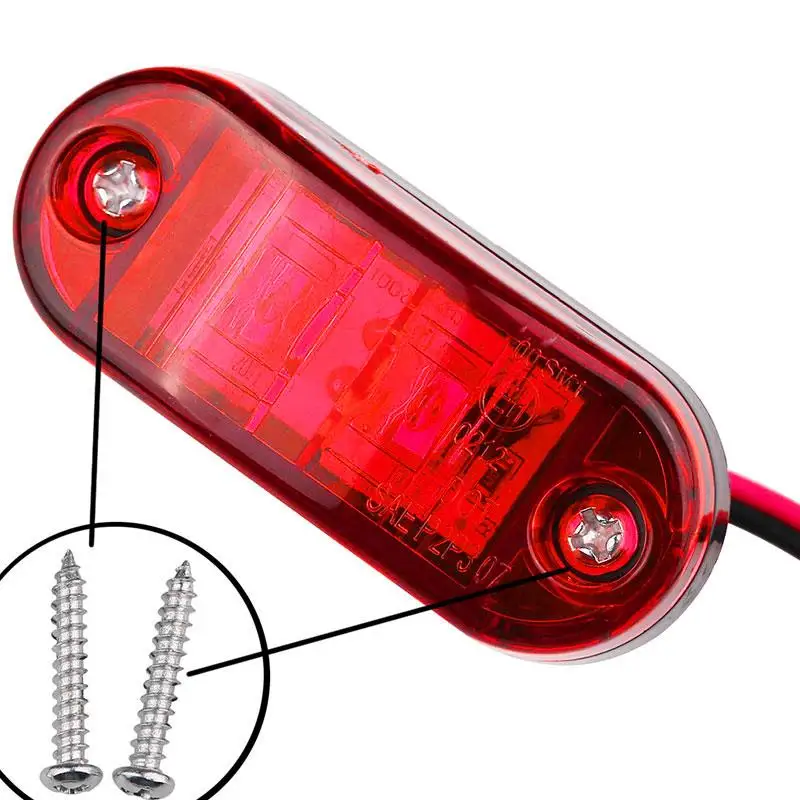 2 светодиода боковой габаритный фонарь задний стоп-сигнал ABS водонепроницаемый