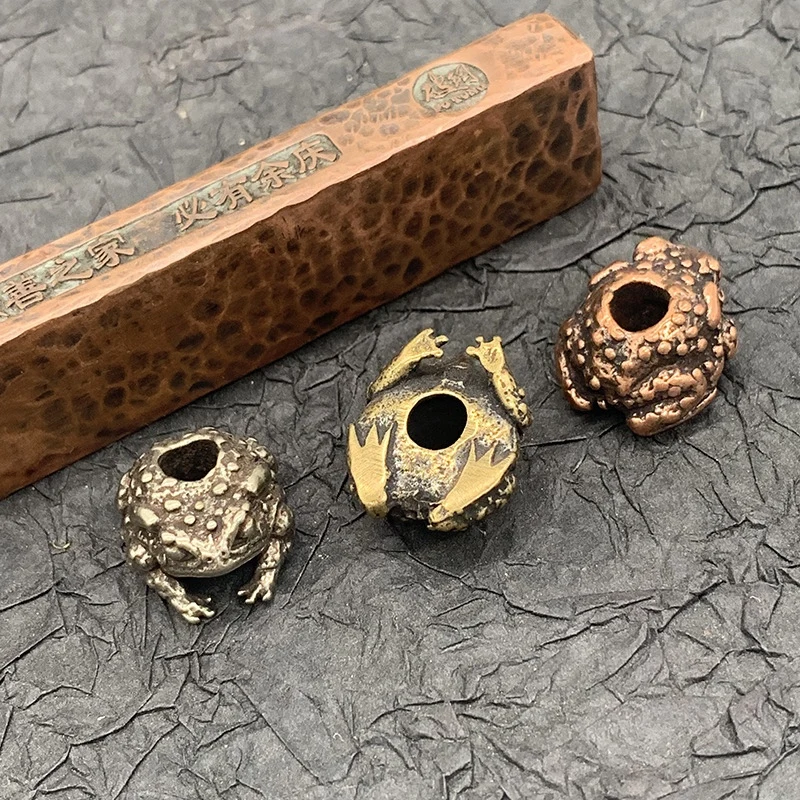 Ретро жаба ручная работа светильник литой Парашютная верёвка из бисера бусы на