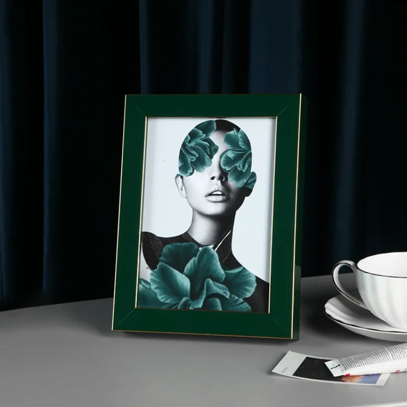 

Luxury Painting Photo Frame Picture Display Elegant Modern Poster Friends Frame Holder Quadros Decorativos Home Decor DF50XK