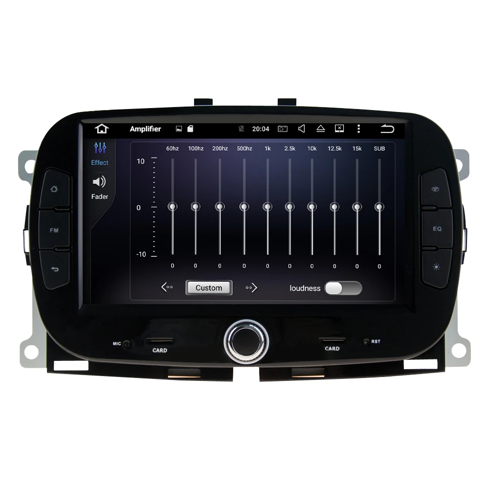 Автомобильный DVD-плеер Android 9 0 стерео GPS Glonass MultimediaFor Fiat 500 2015 + аудио RDS радио RAM 4g 32g |