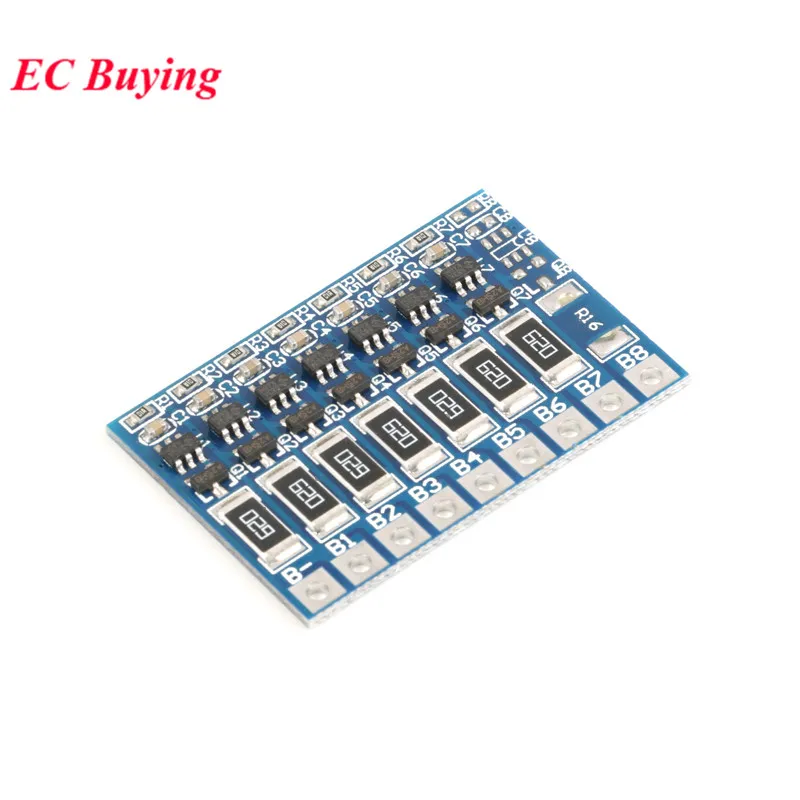 7S 3S 4S 5s 6S 7S 8S 18650 литиевая батарея Защитная плата Li-Ion Lipo BMS PCM с функцией сохранения баланса Модуль платы 1S 3MOS 4MOS 6MOS - Цвет: 7S