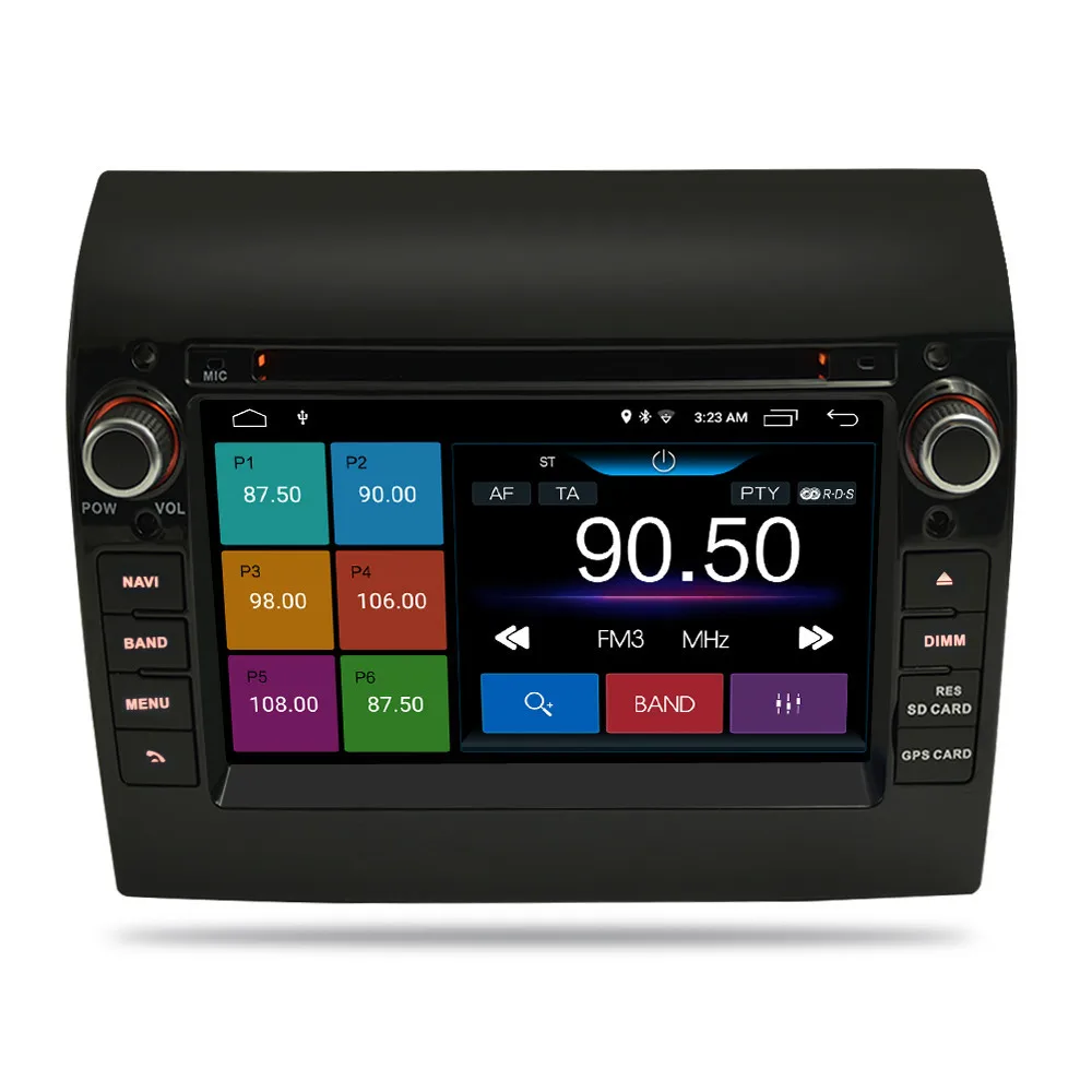 7 &quotAndroid 10 0/9 0 автомобильный DVD радио плеер GPS навигация Мультимедиа Стерео для Fiat