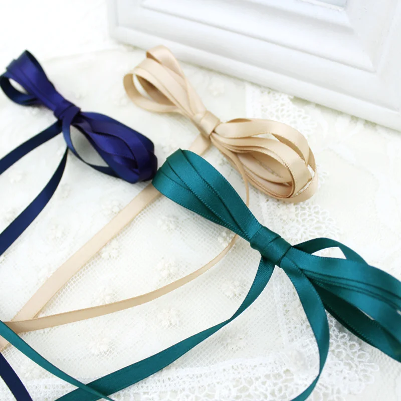 10 ярдов/партия атласная лента 6 мм | Дом и сад