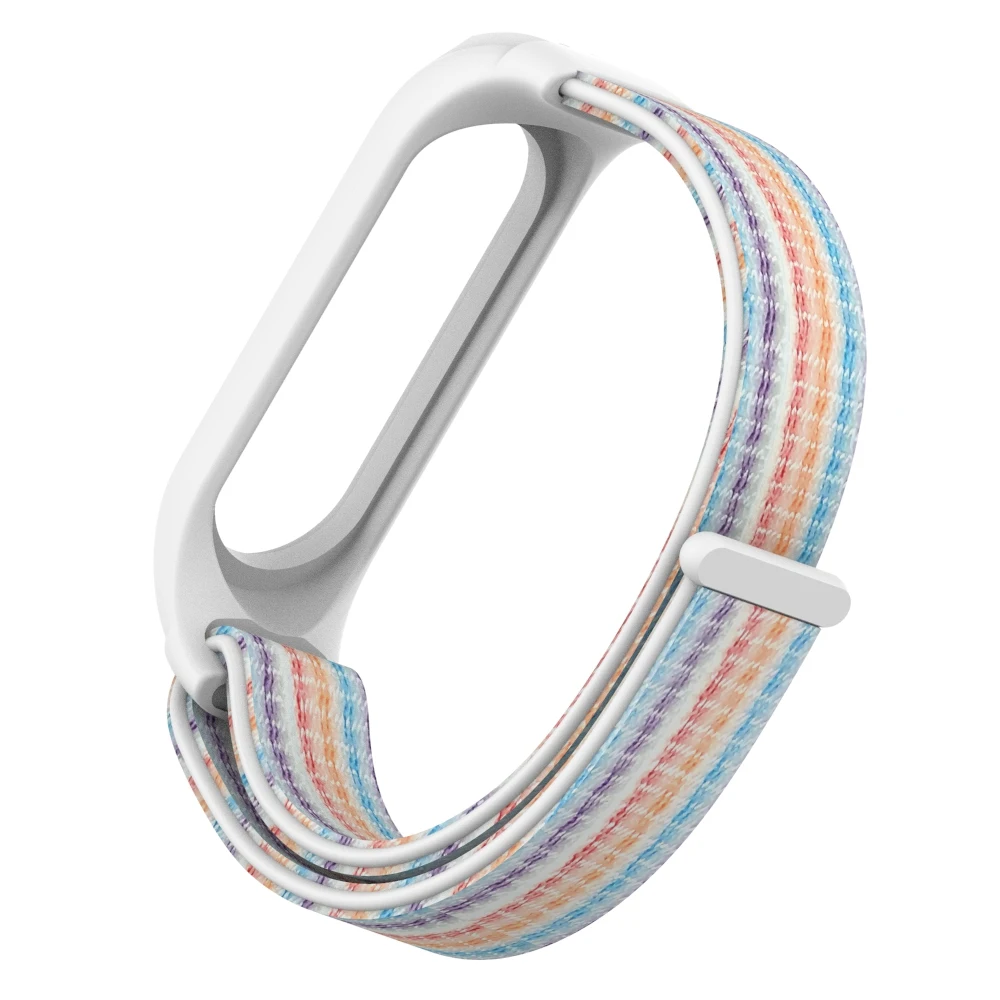 Новый нейлоновый силиконовый сменный спортивный браслет для Xiaomi Mi Band 3 4 ремешок