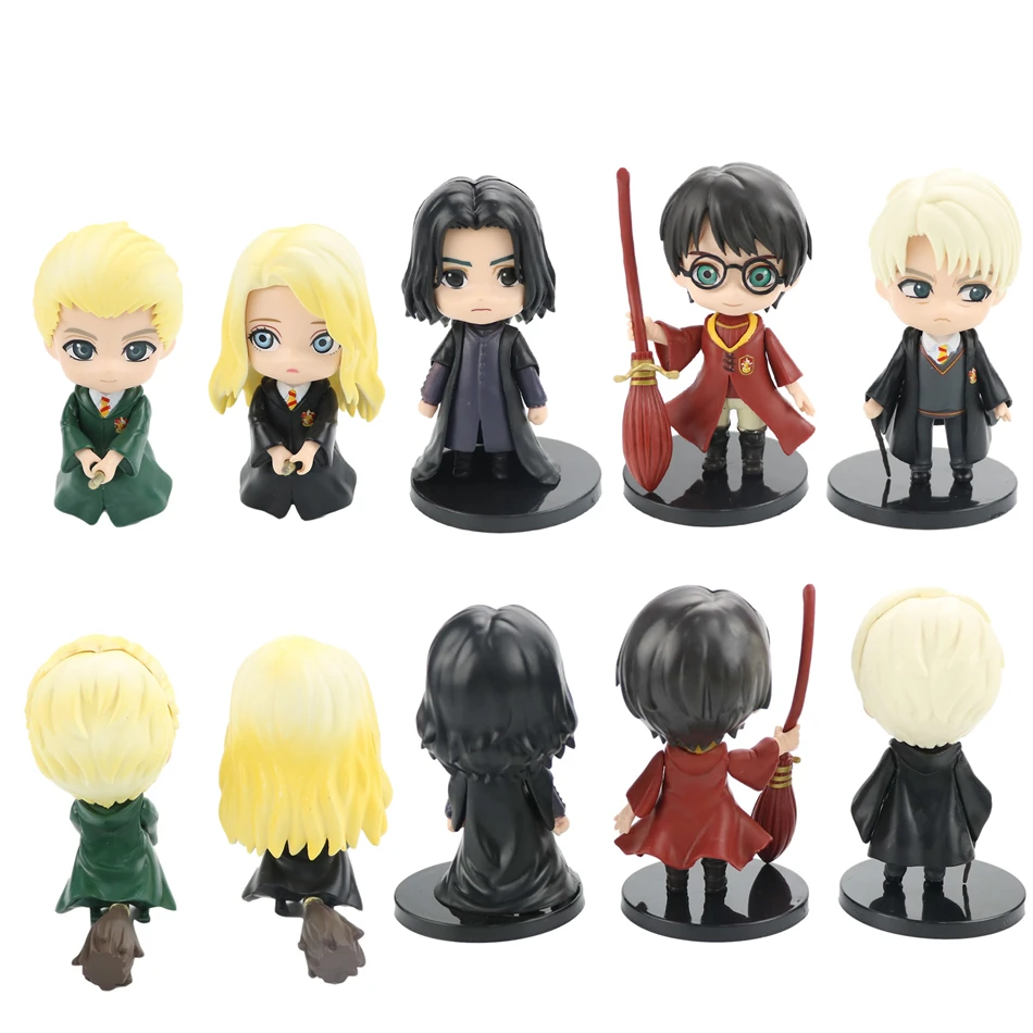 22 small types 8 10cm new q posket cute big eyes pvc anime dolls collectible action figure q version model toy free global shipping