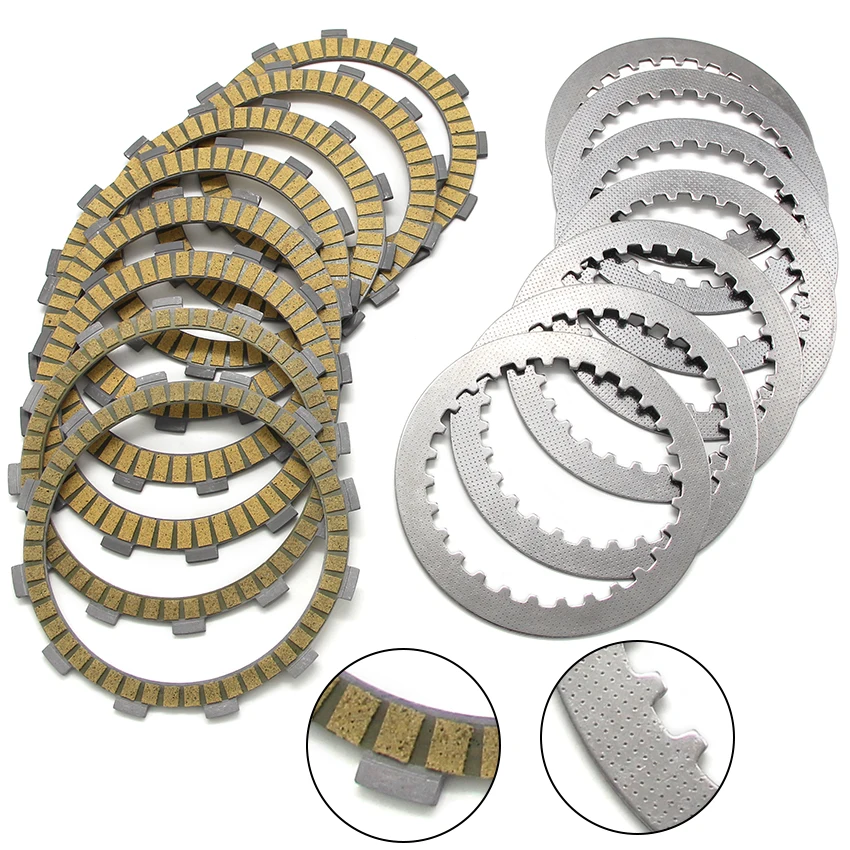 

Motorcycle Clutch Plates For Honda CB1300S ABS 2005 2006-2011 CB1100 CB1100NA AC AD EX Cast Wheels/3 Piston Calipers 2014 - 2016