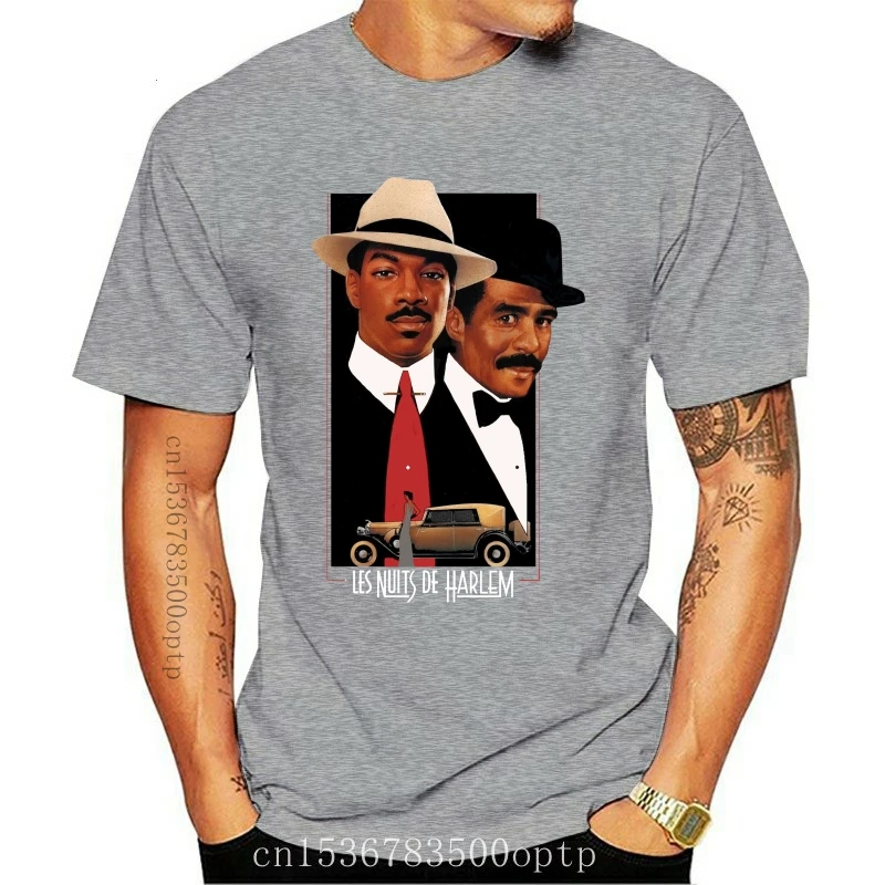 

Новинка, футболка Harlem Nights, Эдди Мерфи, потрясающие топы с большими фанатами из фильма 80-х, футболка, уличная одежда, забавная футболка