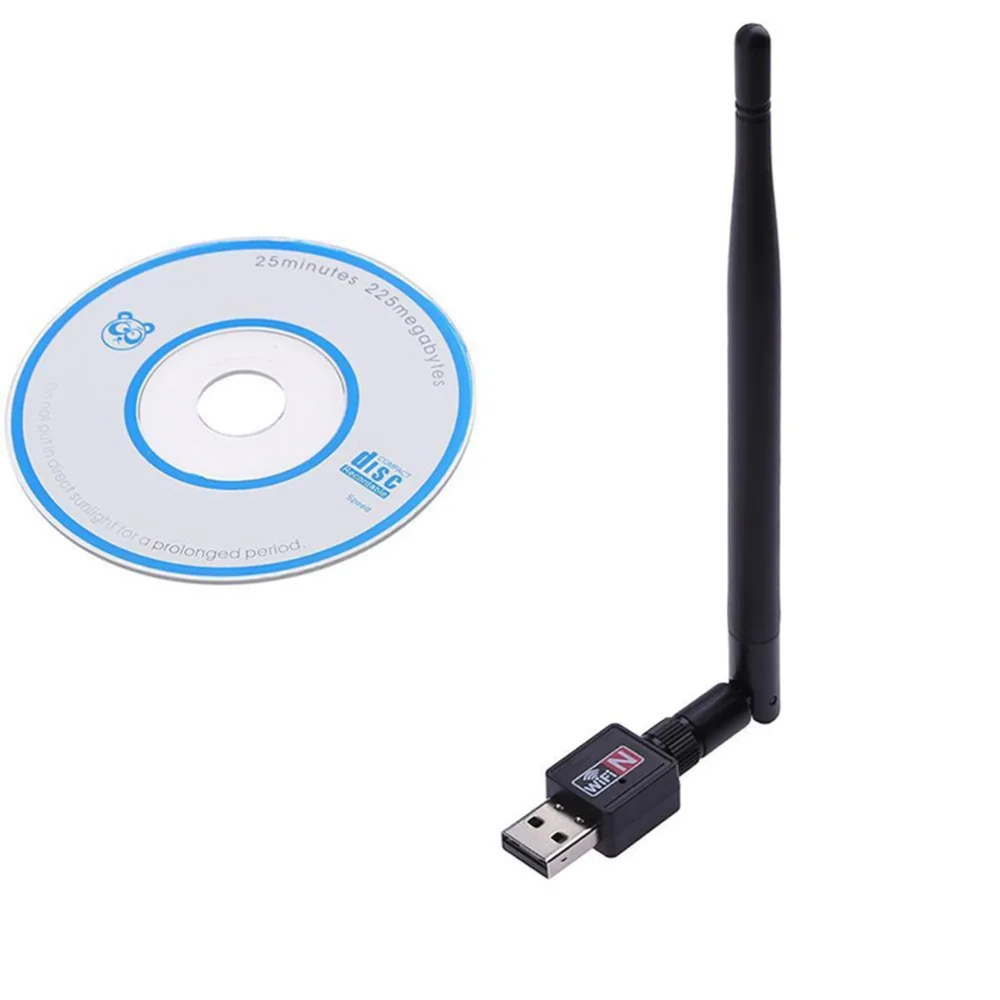 Беспроводной 600 Мбит/с WiFi роутер адаптер USB 2,0 ПК сетевой LAN Карта ключ с антенной wifi адаптер Wi-Fi антенна hackintosh