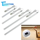 Умная Светодиодная трубка с питанием от USB, лампа с регулируемой яркостью, для шкафа, гардероба, теплого белого цвета, 5 В, 20-50 см