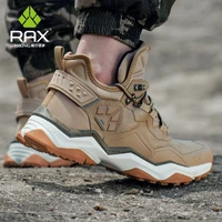 rax mens waterproof hiking anti slip trekking multi terrian mountaineer shoes for winter breathable warming of genuine leather