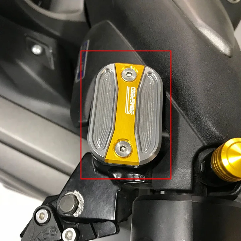 Алюминиевая крышка бачка для тормозной жидкости мотоцикла Semspeed CNC YAMAHA NMAX 155 150 125