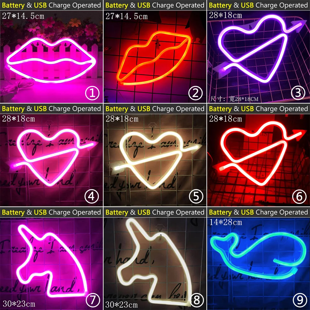 

LED Cloud Design Neon Sign Night Light Art Decorative Lights Plastic Wall Lamp for Kids Baby Room Holiday Lighting Xmas Party