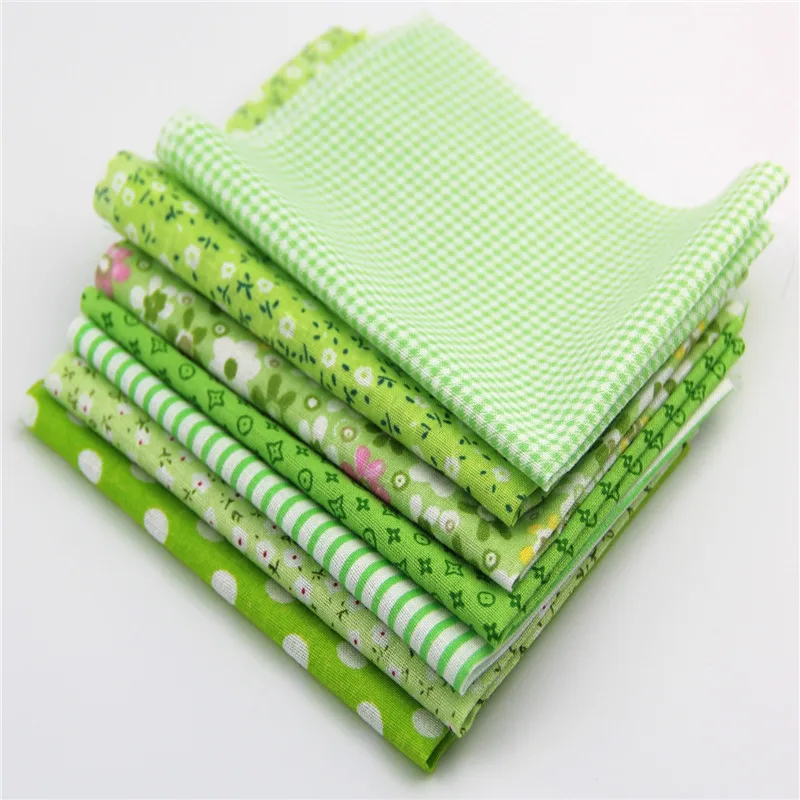 Хлопчатобумажная ткань с цветочным принтом 15 шт./компл. 20 см х 25 стеганые ткани