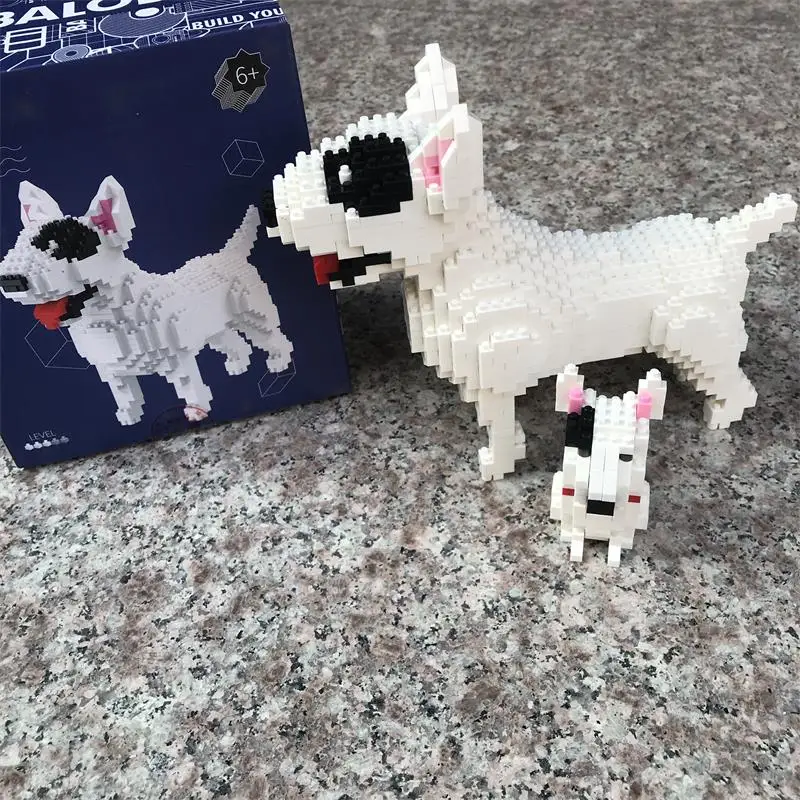 2 в 1 Детский конструктор Американский питбулл-терьер | Игрушки и хобби