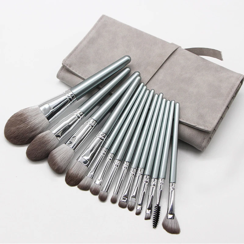 

14pcs/set Makeup Brushes With Bag Beauty Cosmetic Tools Kit Loose Powder Eyeshadow Brush Foundation Blush Brush Eyebrow Comb