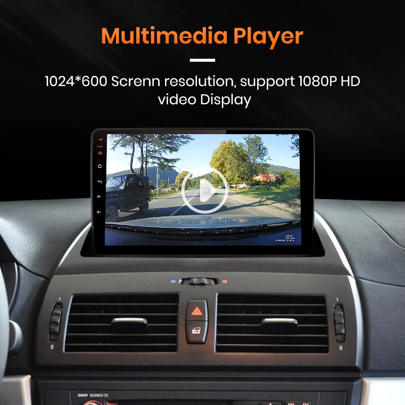 Автомагнитола AWESAFE PX9 для BMW мультимедийный видеоплеер на Android 10 2 Гб ОЗУ 32 ПЗУ с GPS X3