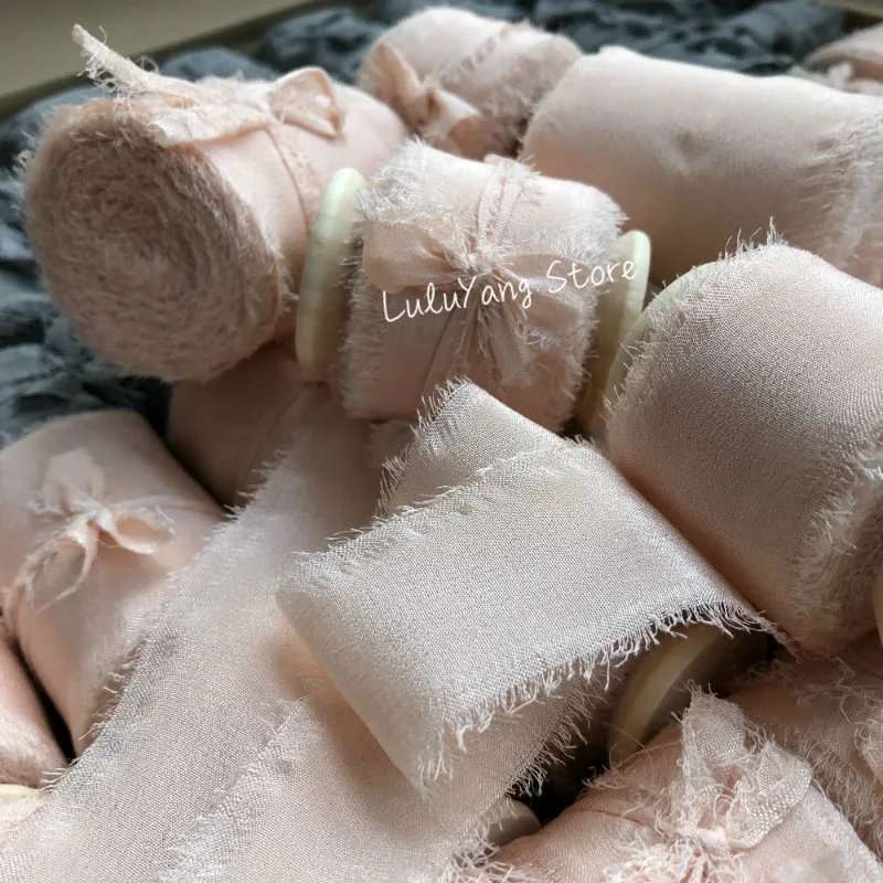 Шелковая вышивальная лента 2 5 см 100% чистого шелка тканая двухсторонняя тафта