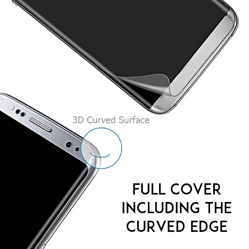5 шт./лот изогнутая мягкая пленка для Samsung Galaxy S9 S8 S10 Plus E Note 8 9 10 S7 Edge Note10 + ультра