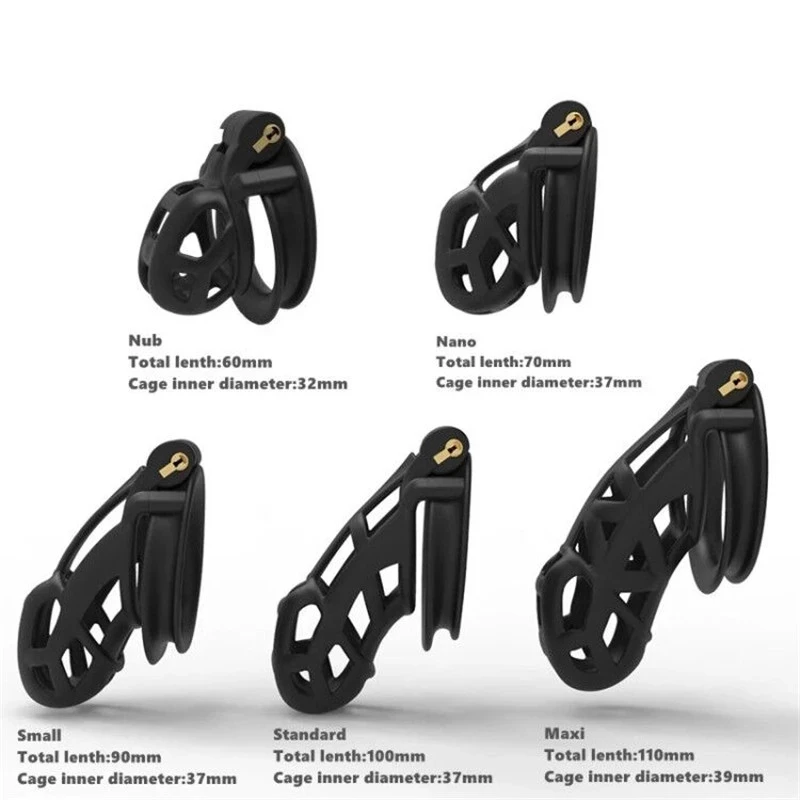 3D Mamba V6 каучуковая Мужская клетка верности 5 размеров петух с двойной дугой