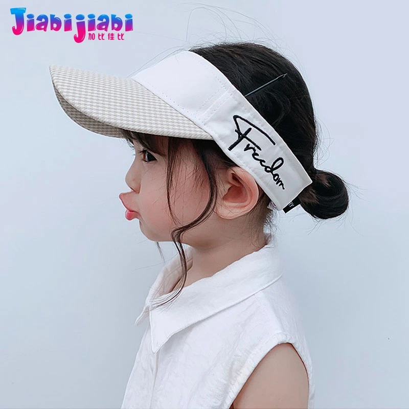 Летняя шляпа для родителей и детей маленьких девочек мальчиков УФ-козырек