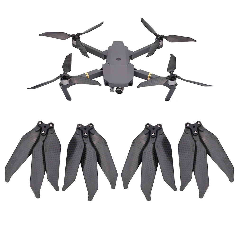 3-лопастной Пропеллер для дрона DJI Mavic Pro 8331 складной реквизит из углеродного